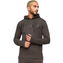 Bench Mens Skinner Spots Pullover Hooded Sweatshirt Jumper Hoody Hoodie - L, Charcoal