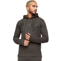Bench Mens Skinner Spots Pullover Hooded Sweatshirt Jumper Hoody Hoodie - L, Charcoal
