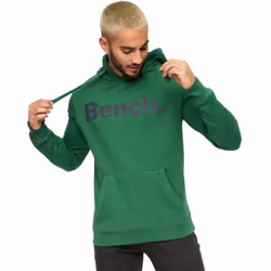 Bench Mens Skinner Spots Pullover Hooded Sweatshirt Jumper Hoody Hoodie - S, Green