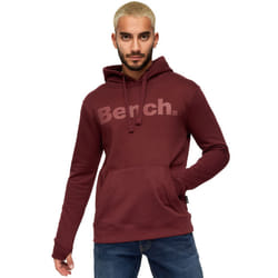 Bench Mens Probert Hooded Pullover Sweatshirt Jumper Hoody Hoodie - M, Burgundy
