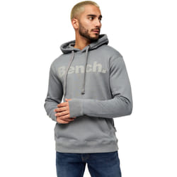 Bench Mens Probert Hooded Pullover Sweatshirt Jumper Hoody Hoodie - S, Steel Grey