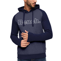 Bench Mens Manchini Pullover Hooded Sweatshirt Hoody Jumper Hoodie - M, Navy