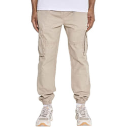 Bench Mens Devvie Twill Military Cargo Pants Trousers - XL, Stone