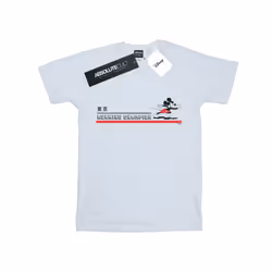 Disney Mens Mickey Mouse Running Champion T-Shirt - M, White