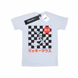 Disney Mens Mickey Mouse Surfing T-Shirt - L, White