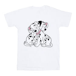 Disney Girls 101 Dalmatians Puppy Love Cotton T-Shirt - 5-6 Years, White