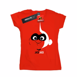 Disney Womens/Ladies Incredibles 2 Incredible Baby Cotton T-Shirt - XXL, Red