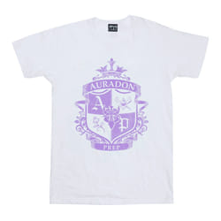 Disney Girls The Descendants Auradon Prep Crest Cotton T-Shirt - 9-11 Years, White