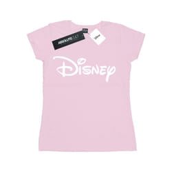 Disney Womens/Ladies Classic Logo Cotton T-Shirt - XXL, Baby Pink