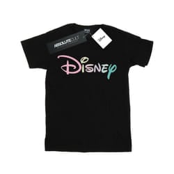 Disney Mens Pastel Logo T-Shirt - XXL, Black