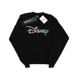 Disney Womens/Ladies Pastel Logo Sweatshirt - L, Black