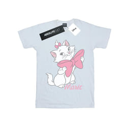 Disney Womens/Ladies Aristocats Marie Bow Cotton Boyfriend T-Shirt - S, White