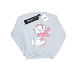 Disney Womens/Ladies Aristocats Marie Bow Sweatshirt - XL, White
