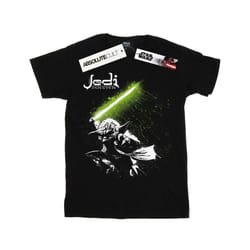 Star Wars Mens Yoda Jedi Master T-Shirt - XL, Black