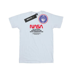 NASA Mens Worm Blurb T-Shirt - L, White