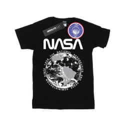 NASA Mens Planet Earth T-Shirt - M, Black