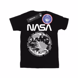 NASA Mens Planet Earth T-Shirt - L, Black