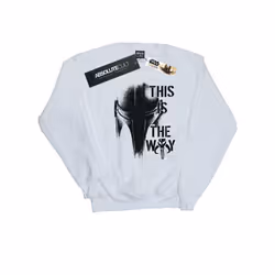 Star Wars Mens The Mandalorian The Way Sweatshirt - XL, White