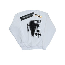 Star Wars Mens The Mandalorian The Way Sweatshirt - XL, White