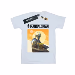Star Wars Mens The Mandalorian The Child Two Moons T-Shirt - L, White
