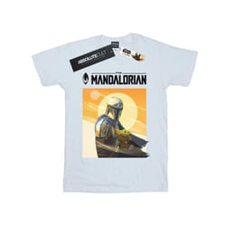 Star Wars Mens The Mandalorian The Child Two Moons T-Shirt - XL, White