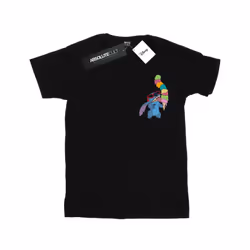 Disney Mens Lilo And Stitch Ice Cream T-Shirt - S, Black