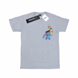 Disney Girls Lilo And Stitch Ice Cream Cotton T-Shirt - 7-8 Years, Sports Grey