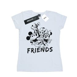 Disney Womens/Ladies Mickey Mouse And Friends Cotton T-Shirt - M, White