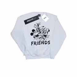 Disney Girls Mickey Mouse And Friends Sweatshirt - 7-8 Years, White