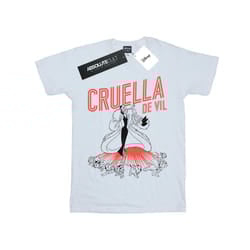 Disney Mens Cruella De Vil Dalmatians T-Shirt - L, White