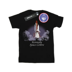 NASA Mens Kennedy Space Centre Lift Off T-Shirt - L, Black