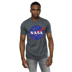 NASA Mens Insignia Logo T-Shirt - XL, Dark Heather