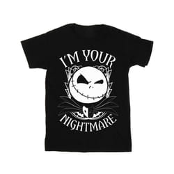 Disney Mens Nightmare Before Christmas Nightmare T-Shirt - S, Black