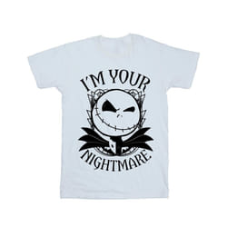 Disney Mens Nightmare Before Christmas Nightmare T-Shirt - L, White