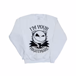 Disney Womens/Ladies Nightmare Before Christmas Nightmare Sweatshirt - M, White
