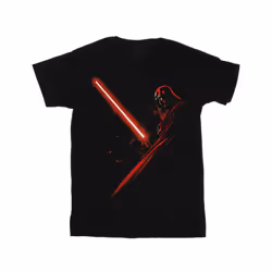 Star Wars Boys Darth Vader Lightsaber T-Shirt - 12-13 Years, Black