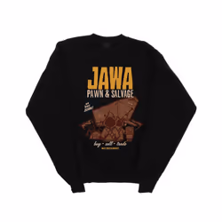 Star Wars Mens Jawa Pawn And Salvage Sweatshirt - S, Black
