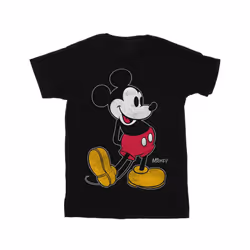Disney Mens Mickey Mouse Classic Kick T-Shirt - 3XL, Black