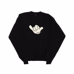 Disney Mens Mickey Mouse Skate Sweatshirt - L, Black