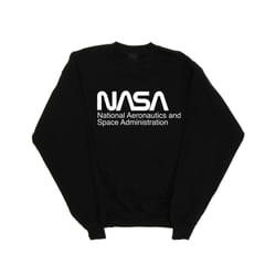 NASA Mens Logo One Tone Sweatshirt - XL, Black