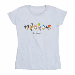 Disney Womens/Ladies Mickey Mouse And Friends Cotton T-Shirt - S, Sports Grey