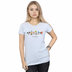 Disney Womens/Ladies Mickey Mouse And Friends Cotton T-Shirt - S, Sports Grey