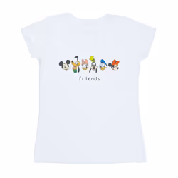 Disney Womens/Ladies Mickey Mouse And Friends Cotton T-Shirt - M, White