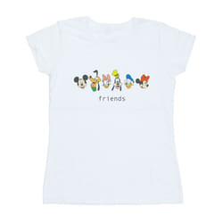 Disney Womens/Ladies Mickey Mouse And Friends Cotton T-Shirt - M, White
