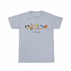 Disney Womens/Ladies Mickey Mouse And Friends Cotton Boyfriend T-Shirt - S, Sports Grey