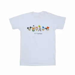 Disney Womens/Ladies Mickey Mouse And Friends Cotton Boyfriend T-Shirt - S, White