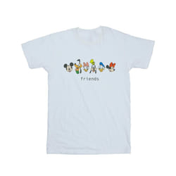 Disney Womens/Ladies Mickey Mouse And Friends Cotton Boyfriend T-Shirt - S, White
