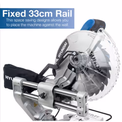 Hyundai HYMS2000E  2000W Electric Mitre Saw / Chop Saw with 255mm Blade, 230V