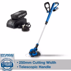 Hyundai HY2187 20v Li-Ion Cordless Grass Trimmer - Battery-Powered