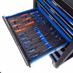 Hyundai 175 Piece 7 Drawer Castor Mounted Roller Tool Chest Cabinet | HYTC9006